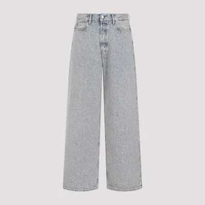 Acne Studios 1981m Jeans In Buf Blue Beige