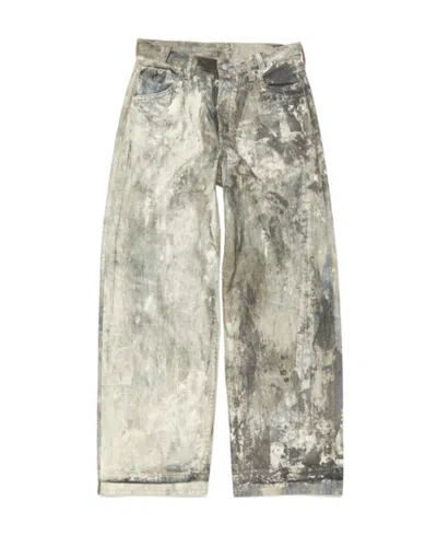 Acne Studios 1981m Wide-leg Jeans In Gray