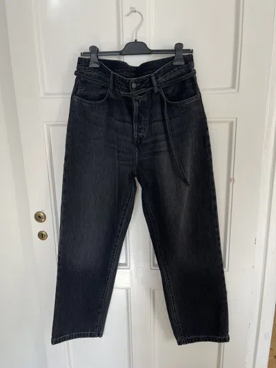 Pre-owned Acne Studios 1991 Toj Vintage Black Denim Jeans