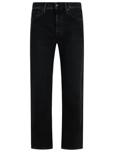 Acne Studios River Straight Jeans In Black