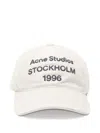 Acne Studios 1996-embroidered Baseball Cap In Yellow
