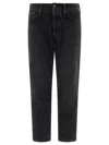 Acne Studios Distressed Organic High-rise Wide-leg Jeans