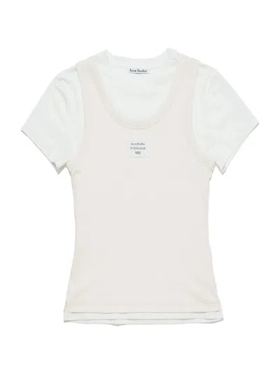 Acne Studios 1996 Layered T-shirt Off White