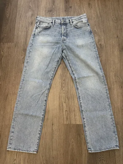 Pre-owned Acne Studios 1996 Light Blue Slim Jeans