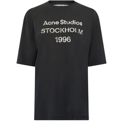 Acne Studios 1996 Logo T-shirt In Black