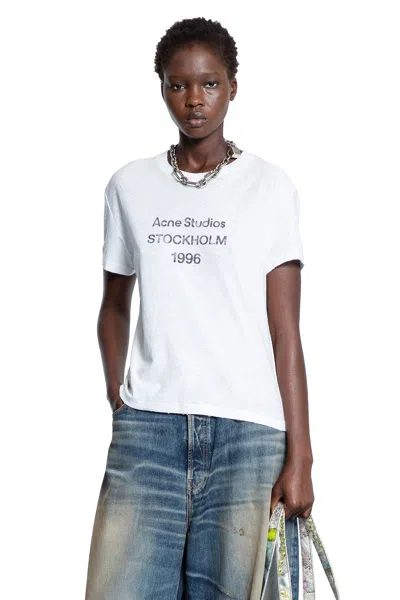 Acne Studios 1996 Logo T-shirt In White