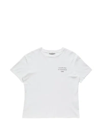 Acne Studios 1996 Logo T-shirt In Weiss