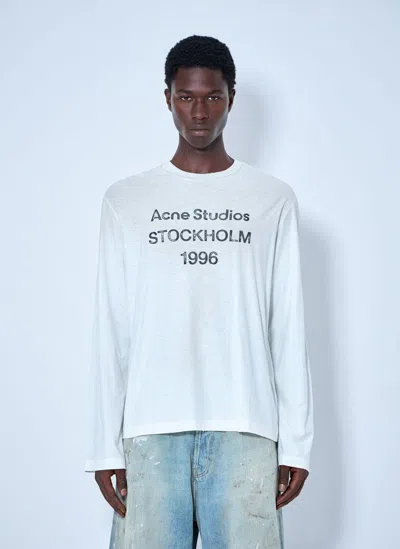 Acne Studios Edden U 1996 T-shirt In White