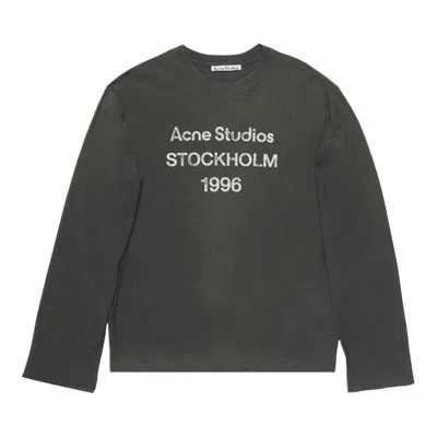 Pre-owned Acne Studios 1996 Long-sleeve T-shirt 'faded Black' | Men's Size L