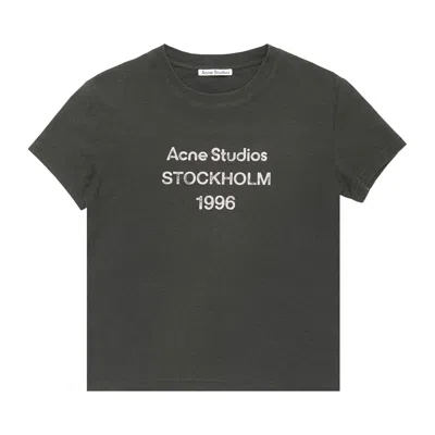 Pre-owned Acne Studios 1996 Regular Fit T-shirt 'faded Black' | Women's Size Xs