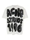 Acne Studios White Logo T-shirt In White