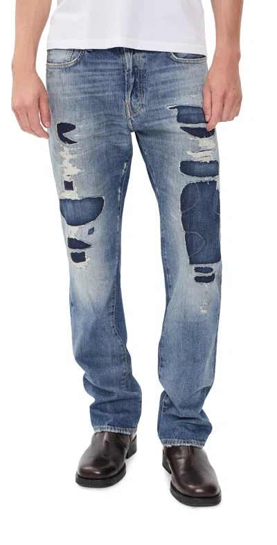 Acne Studios 1996 Straight Fit Jeans Mid Blue