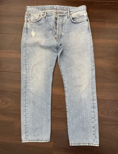 Pre-owned Acne Studios 1996 Straight Jeans In Blue