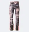 Acne Studios Panelled Denim Jeans In Multi