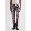 Acne Studios Panelled Denim Jeans In Multi