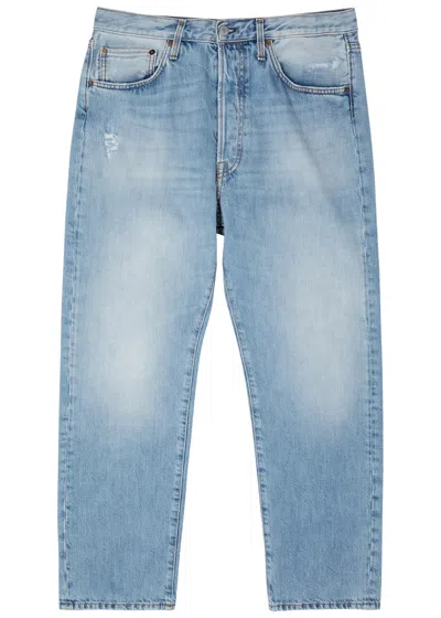 Acne Studios 2003 Distressed Straight-leg Jeans In Light Blue
