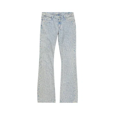 Pre-owned Acne Studios 2005 Monogram Jeans 'blue/beige' | Women's Size 30