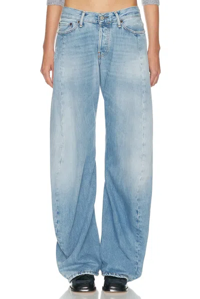 Acne Studios 2006f Vintage Twisted Leg In Blue