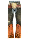 Acne Studios '2010' Blue Cotton Jeans In Blue