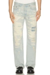 Acne Studios Distressed-details Jeans In Blue