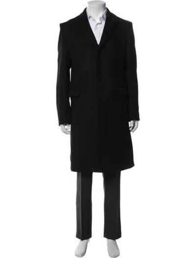 Pre-owned Acne Studios 2017 Gavin Overcoat In Black