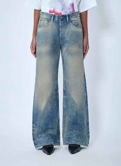 Acne Studios Women 2021f Five-pocket Jeans In Blue