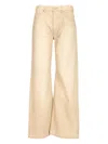 Acne Studios 2021f Traffic Sand Trousers Beige In Neutral