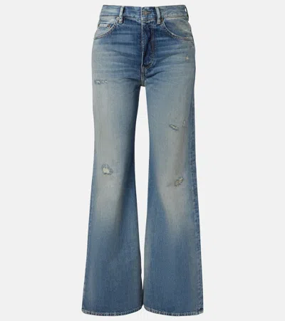 Acne Studios 2021f Wide-leg Jeans In Blue