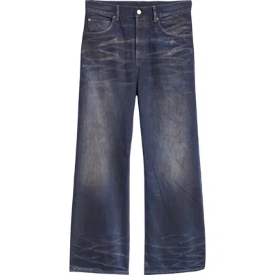 Acne Studios 2021m Loose Fit Jeans In Dark Blue