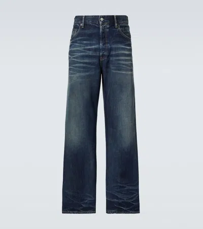 Acne Studios 2021m Mid-rise Wide-leg Jeans In Blue