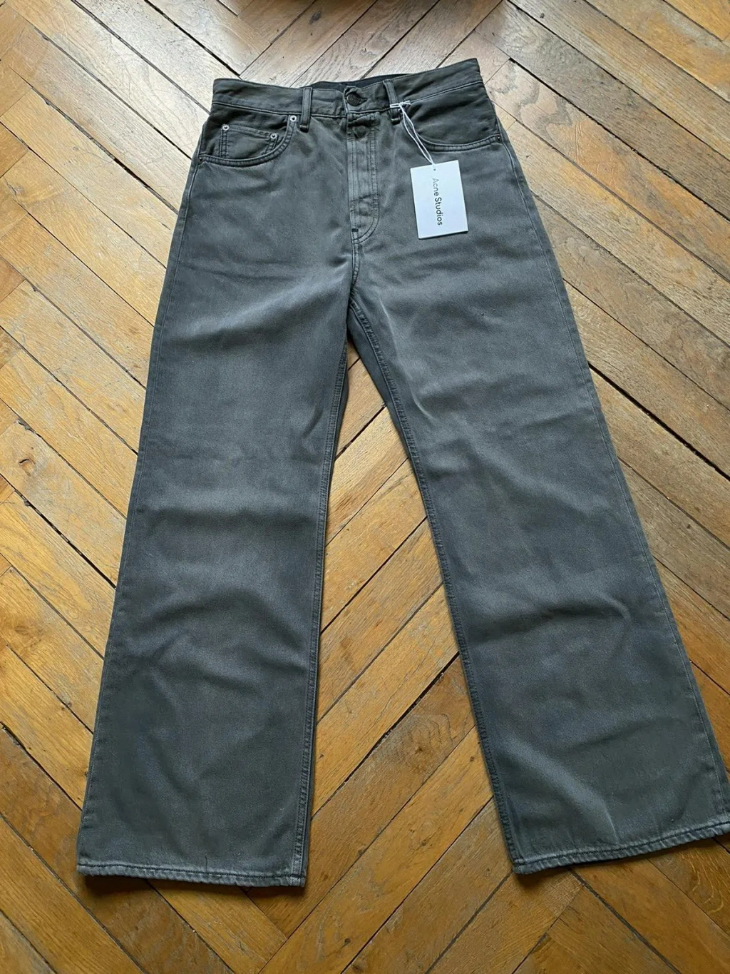 Pre-owned Acne Studios 2021m Saxon In Anthracite | ModeSens