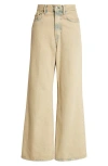 Acne Studios Wide-leg Jeans In Light Sand