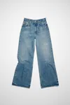 Acne Studios Relaxed Fit Jeans - 2022 In Auz Mid Blue