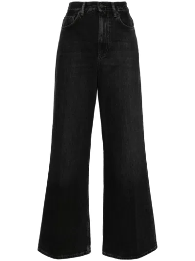 ACNE STUDIOS 2022F HIGH-RISE WIDE-LEG JEANS
