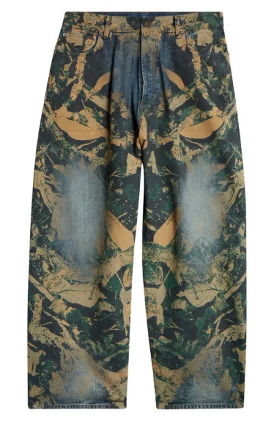 ACNE STUDIOS ACNE STUDIOS 2023 MOSSY SUPER BAGGY FIT WIDE LEG JEANS