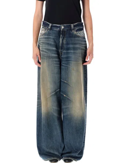 Acne Studios 2023 Rocka Low Waist Wide Jeans In Blue