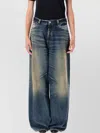 Acne Studios 2023 Rocka Low Waist Wide Jeans In Blue