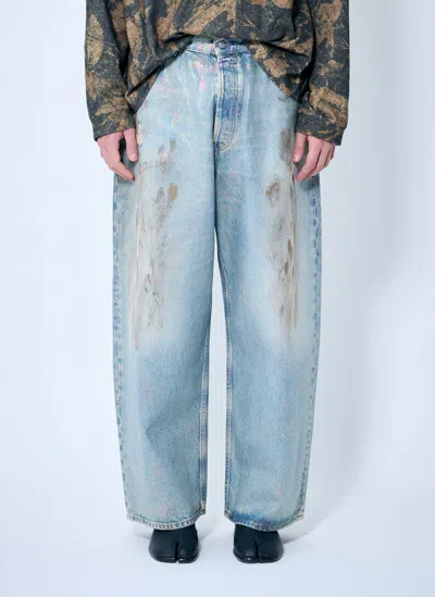 Acne Studios 2023 Super Baggy Fit Jeans In Blue