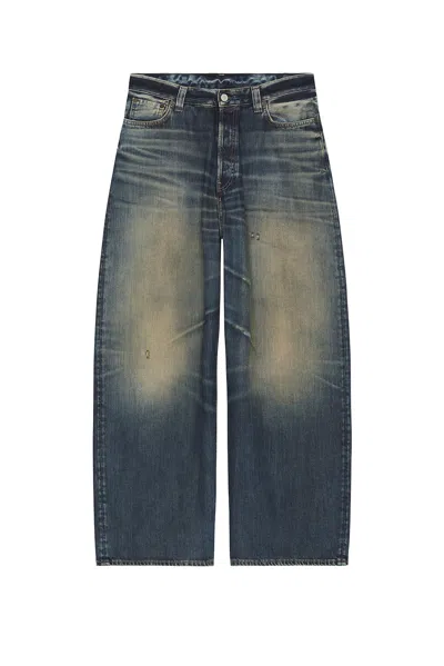 Acne Studios Mens Rocka Straight-leg Denim Jeans Dark Blue