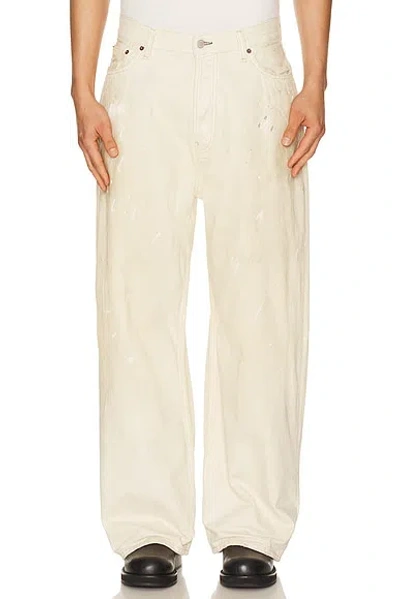 Acne Studios 2023 White Trafalgar Leather Jean