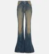 Acne Studios High-rise Bootcut Jeans In Blue