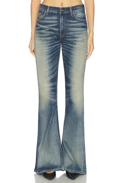 Acne Studios 2025f Bootcut Leg In Mid Blue