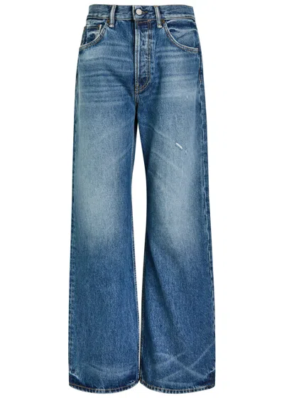 Acne Studios 202f Washed Straight-leg Jeans In Multi