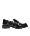 Acne Studios Leather Loafers Black In Black