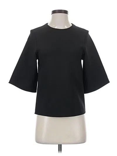 Pre-owned Acne Studios 3/4 Sleeve Top Black Boatneck Tops