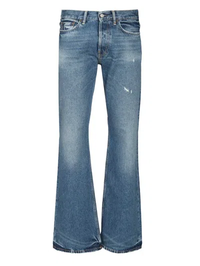ACNE STUDIOS 5-POCKET DENIM REGUALR FIT JEANS BLUE
