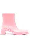 Acne Studios 55mm Ankle Boots In Pink