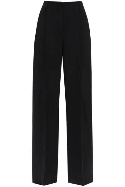 Acne Studios Wool Blend Tailored Pants In 黑色的