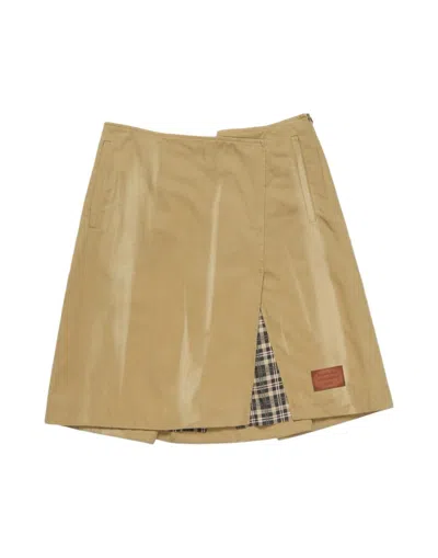 ACNE STUDIOS ACNE STUDIOS A-LINE MIDI SKIRT WITH FADED FINISH