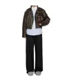 Acne Studios A70192 Adm-dark Brown In Black